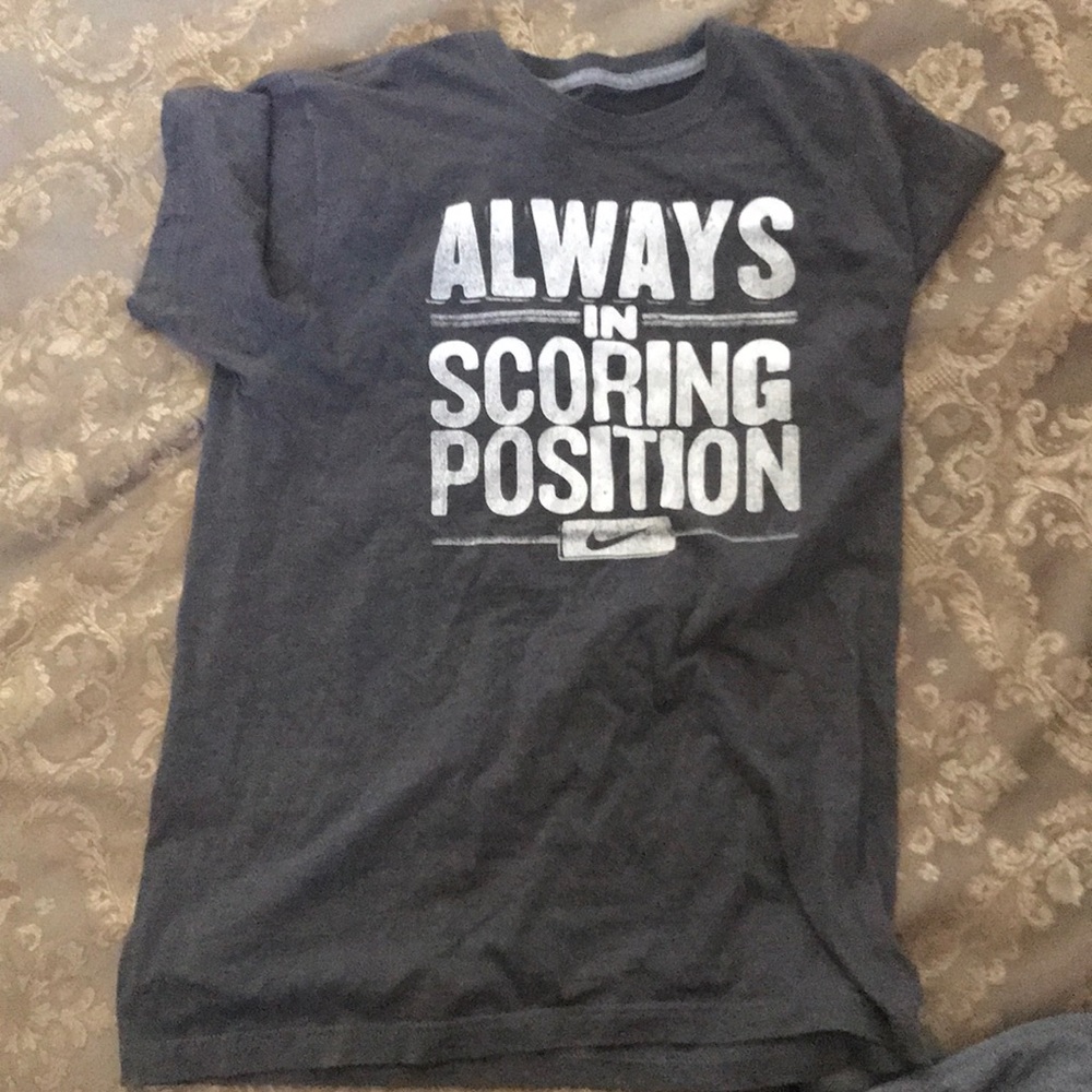 Grey Nike tee